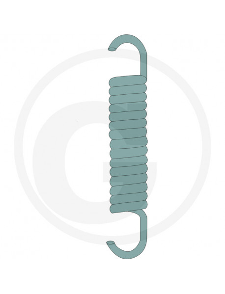 BPW Ťažná pružina 174 / 20 / Ø 4 mm